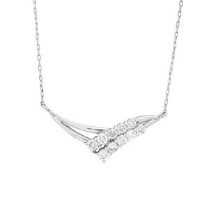 AIG Certified 0.30ct Natural Diamond Pendant - Platinum